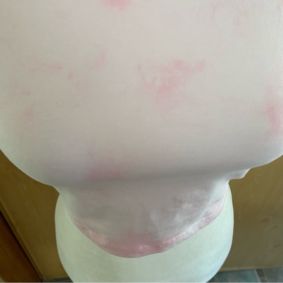 Talula • Pink Tie Dye Cropped Athletic Racerback Tank - Picture 4 of 11